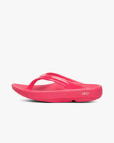 OOFOS UNISEX OOAHH SLIDE SANDALS  - NEON BERRY